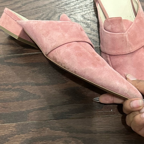 Cole Haan Women suede slip on pointy Mules - Picture 7 of 8